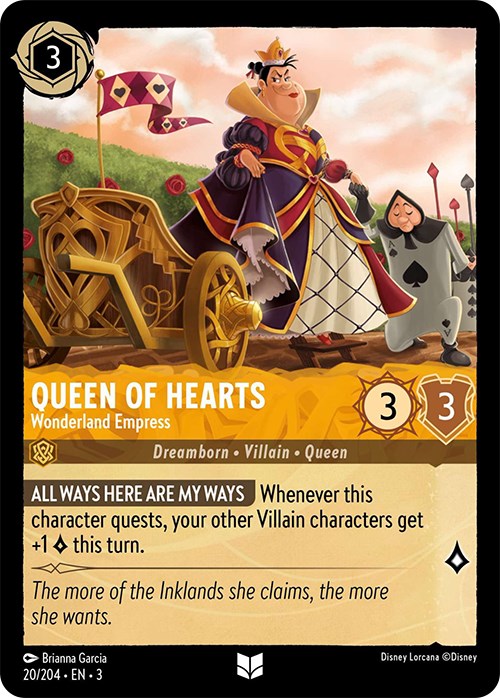 Queen of Hearts - Wonderland Empress (20/204) [Into the Inklands]