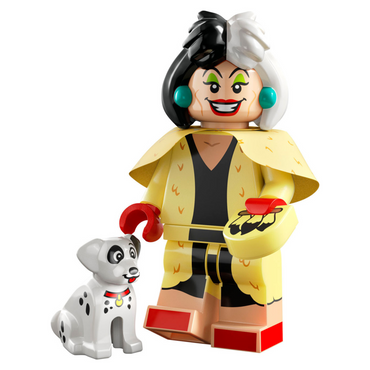 Cruella de Vil & Dalmatian Puppy - LEGO Minifigure - Loose Figure - #71038