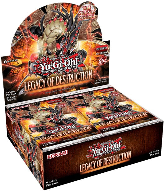 PRE ORDER Yugioh (YGO) - Legacy of Destruction - Booster Box (Releases April 26th/2024)