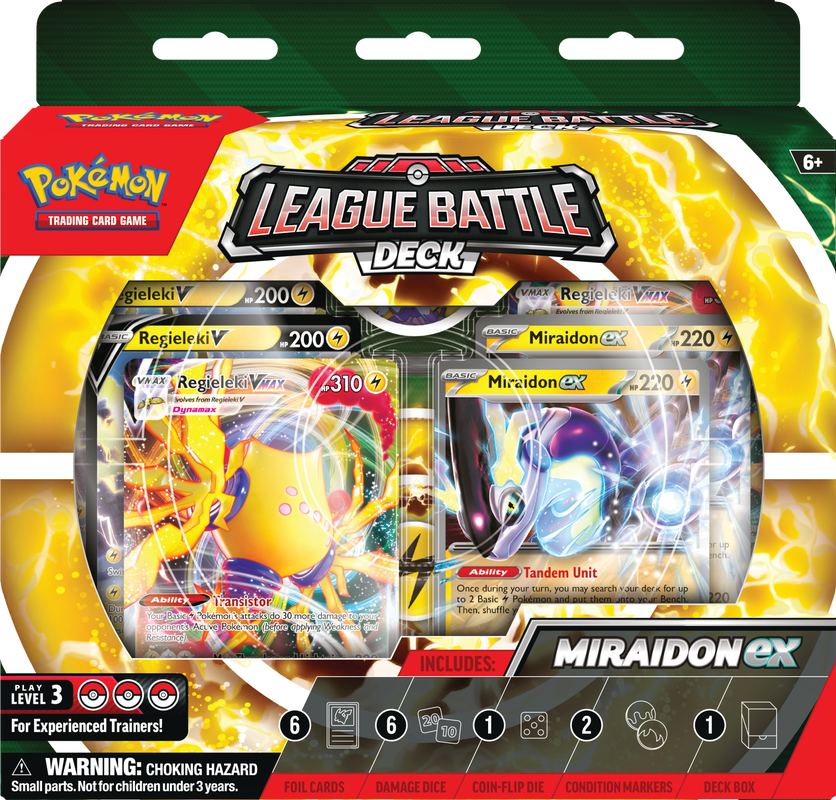 Pokemon TCG: Miraidon Ex League Battle Deck