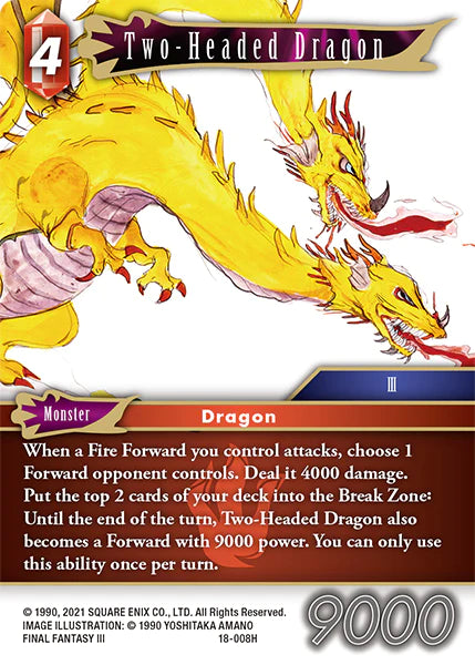 Two-Headed Dragon (18-008H) - Final Fantasy - Resurgence of Power - (Near Mint)