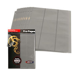 BCW - Pro-Pages Sideload 18pkt (10 pages - Holds 180 cards)