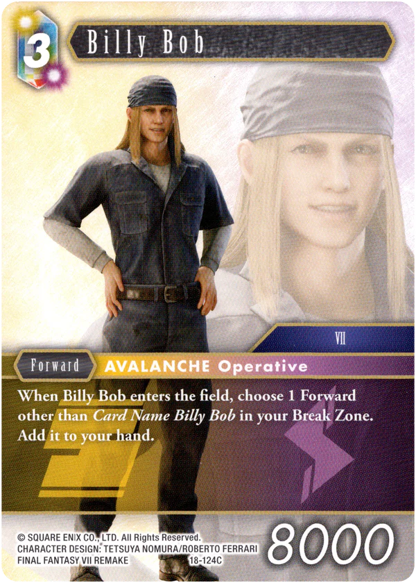 Billy Bob (18-124C) - Final Fantasy - Resurgence of Power - (Near Mint)