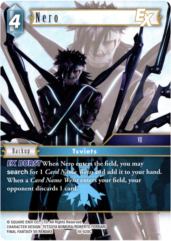 Nero (18-028C) - Final Fantasy - Resurgence of Power - (Near Mint)