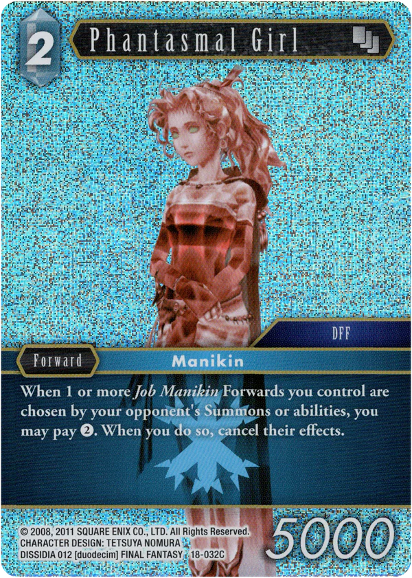 Phantasmal Girl (18-032C) Foil - Final Fantasy - Resurgence of Power - (Near Mint)