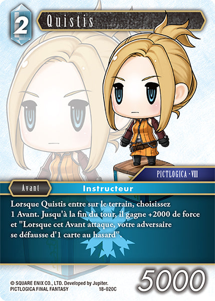Quistis (18-020C) - Final Fantasy - Resurgence of Power - (Near Mint)
