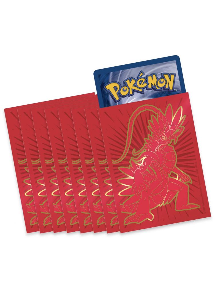 Koraidon - Scarlet & Violet Elite Trainer box - Card Sleeves
