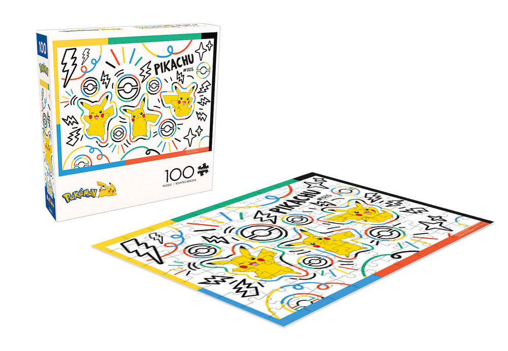 Pokemon: Doodle Pikachu 100 Piece Puzzle