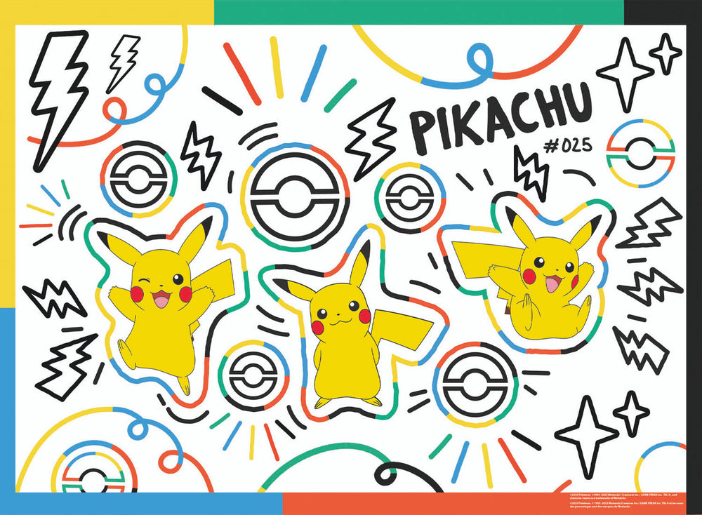 Pokemon: Doodle Pikachu 100 Piece Puzzle