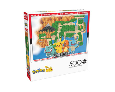 Pokemon - Kanto Region 500 Piece Puzzle