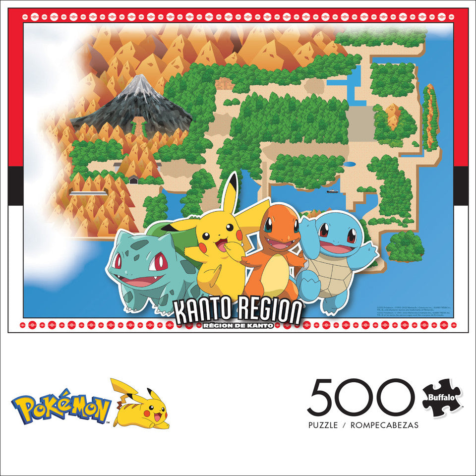 Pokemon - Kanto Region 500 Piece Puzzle