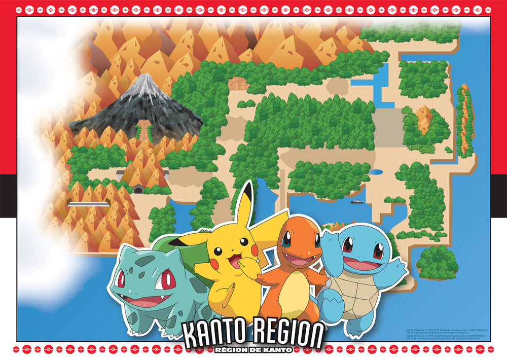 Pokemon - Kanto Region 500 Piece Puzzle