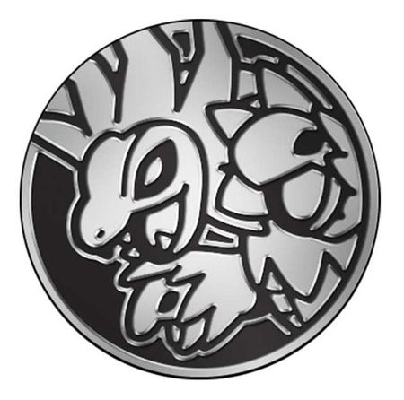 Hydreigon Pokemon Collectible Coin (Silver Matte Holofoil)