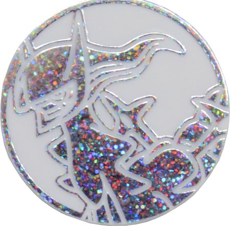 Arceus Collector's Chest Large Coin (Silver Rainbow Holofoil)