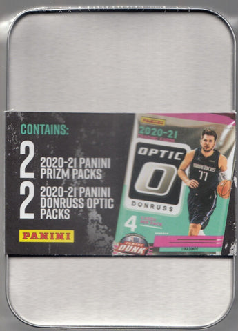 2021-22  Panini Prizm Basketball - Giannis Antetokounmpo Prizm/Donruss Optic Pack Collector Tin