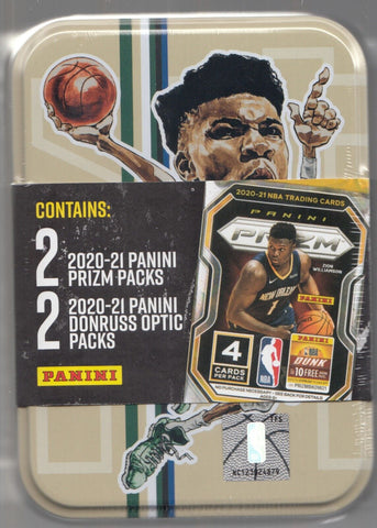 2021-22  Panini Prizm Basketball - Giannis Antetokounmpo Prizm/Donruss Optic Pack Collector Tin