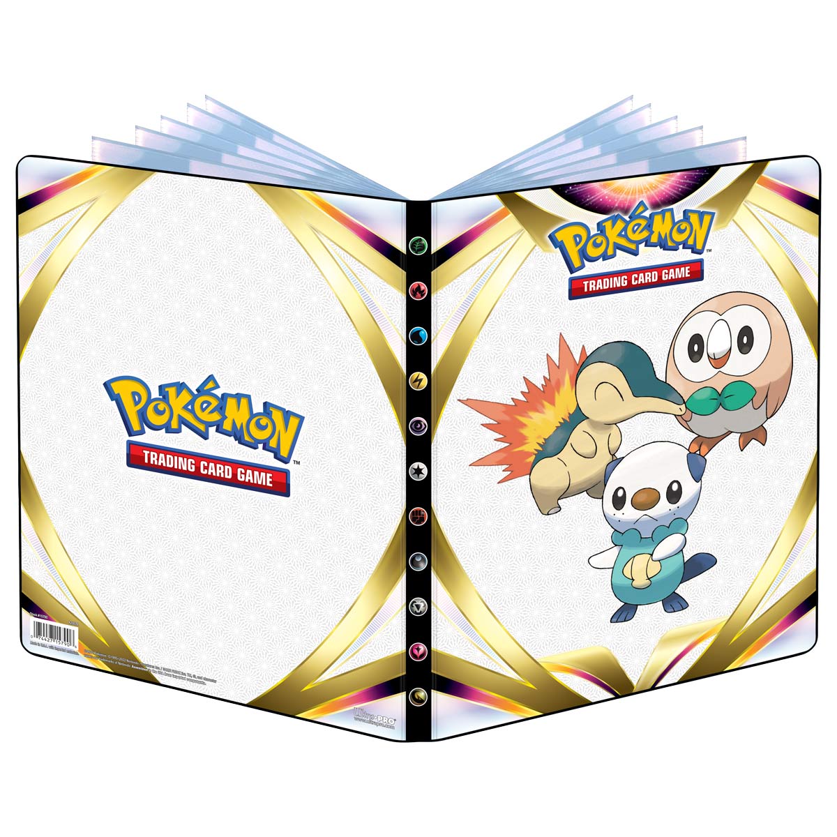 Ultra PRO: 9-Pocket Portfolio - Sword & Shield (Cyndaquil, Rowlet, & Oshawott)