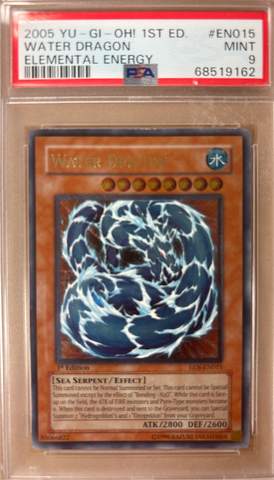 2005 YuGiOh Water Dragon Elemental Energy #EN015 Graded 9