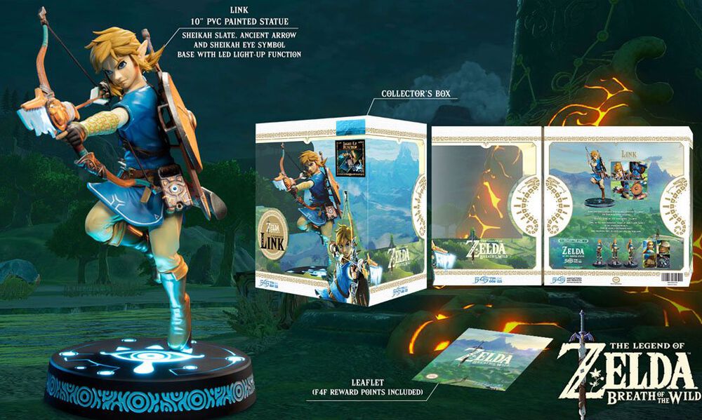 First 4 Figures - Legend Of Zelda BOTW: Light-Up Link Statue (Collectors Edition)