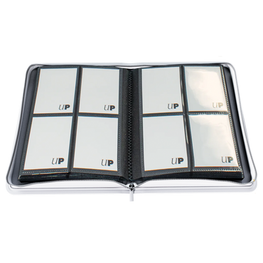 Ultra PRO: 4 Pocket Zippered Binder - Vivid White