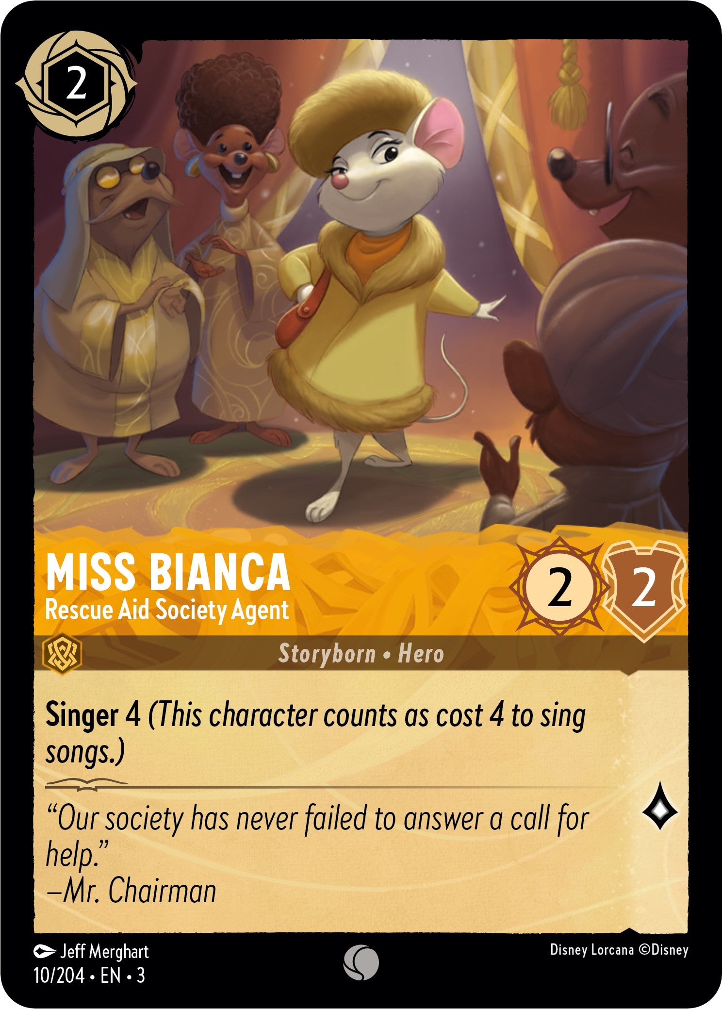 Miss Bianca - Rescue Aid Society Agent (10/204) [Into the Inklands]