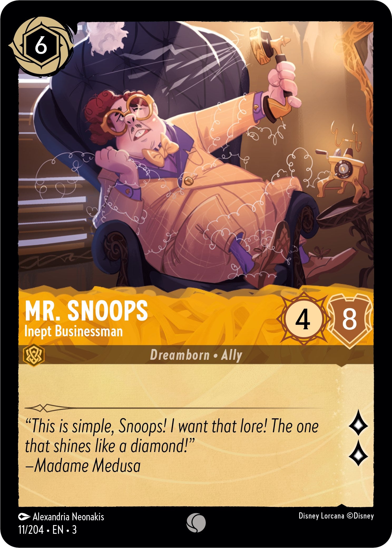 Mr. Snoops - Inept Businessman (11/204) [Into the Inklands]