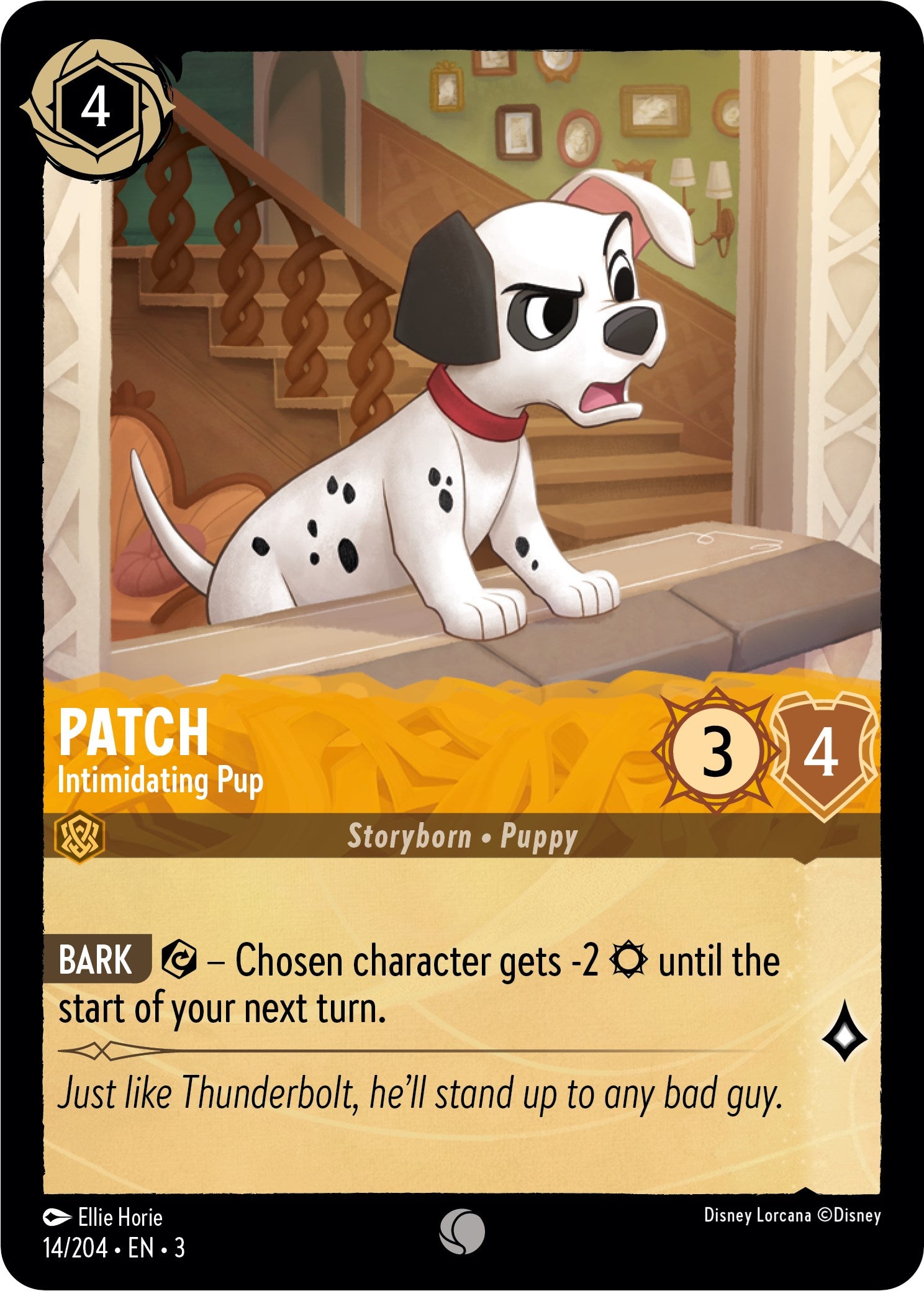 Patch - Intimidating Pup (14/204) [Into the Inklands]