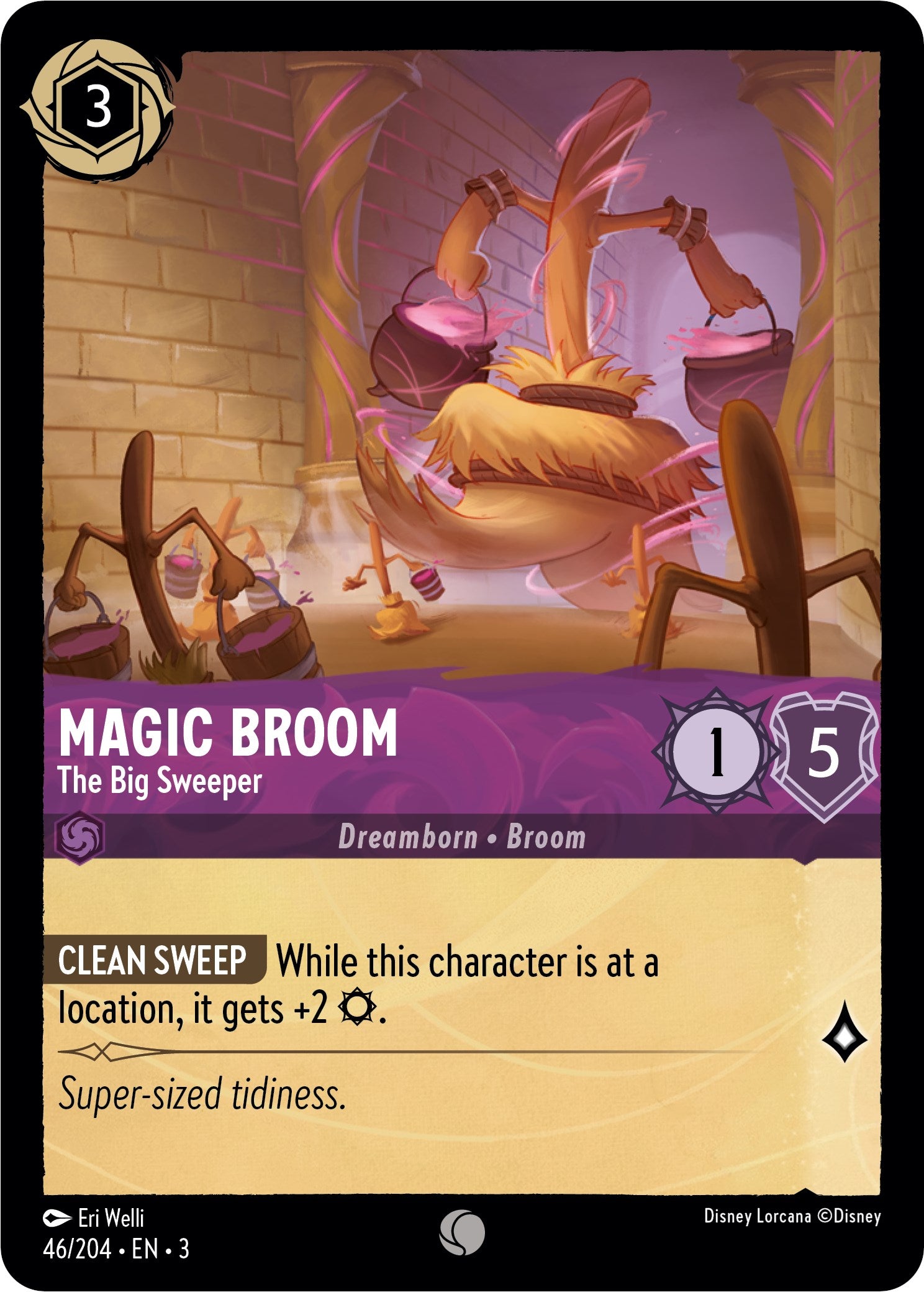 Magic Broom - The Big Sweeper (46//204) [Into the Inklands]