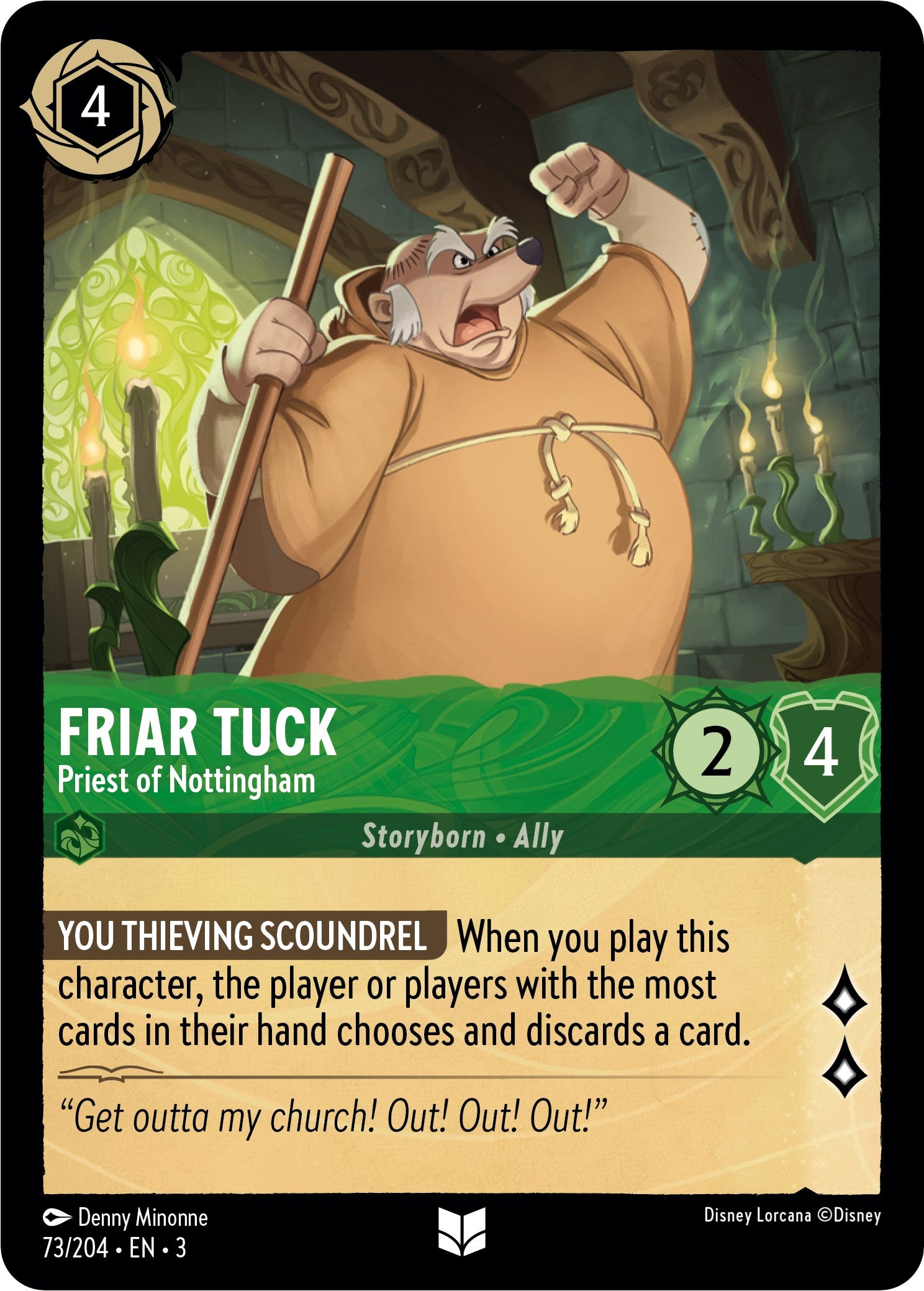 Friar Tuck - Priest of Nottingham (73/204) [Into the Inklands]
