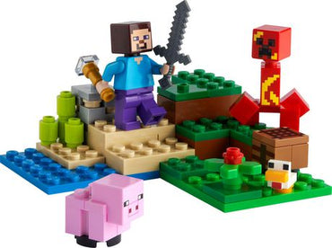 LEGO Minecraft The Creeper Ambush 21177 Toy Building Kit (72 Pieces) - 21177