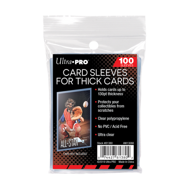 Ultra PRO: 100ct Soft Sleeves - Extra Thick