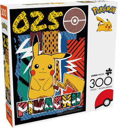 Pokemon: Pikachu Summer Pattern 300 Piece Jigsaw Puzzle