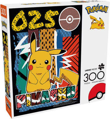 Pokemon: Pikachu Summer Pattern 300 Piece Jigsaw Puzzle