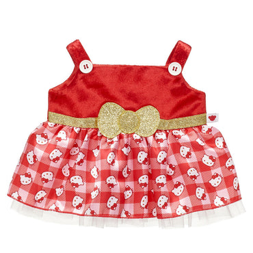 Hello Kitty Holiday Dress - Build-A-Bear - Clothing (New)