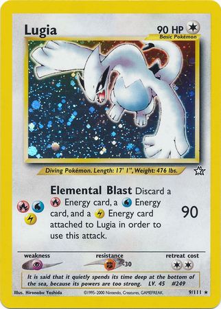 Lugia (9/111) [Neo Genesis Unlimited] - Manager Special