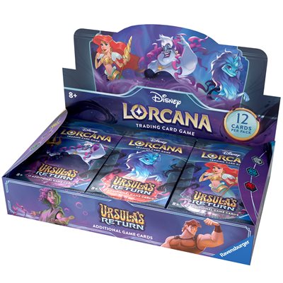 PRE ORDER Disney Lorcana: Ursula's Return Booster Box (Pick Up Only, Releases May 17th/2024)