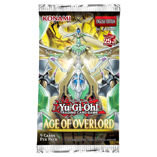 Yugioh (YGO) - Age Of Overlord - Loose Booster Pack