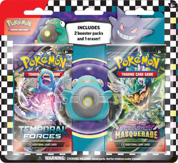 PRE ORDER Pokemon TCG: Back To School Eraser Blister (Gengar/Bellibolt) (Releases July 5th/2024)