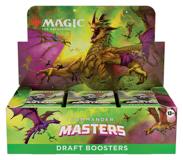 PRE ORDER Magic The Gathering (MTG) - Commander Masters Draft Booster Box (August 4th Release)