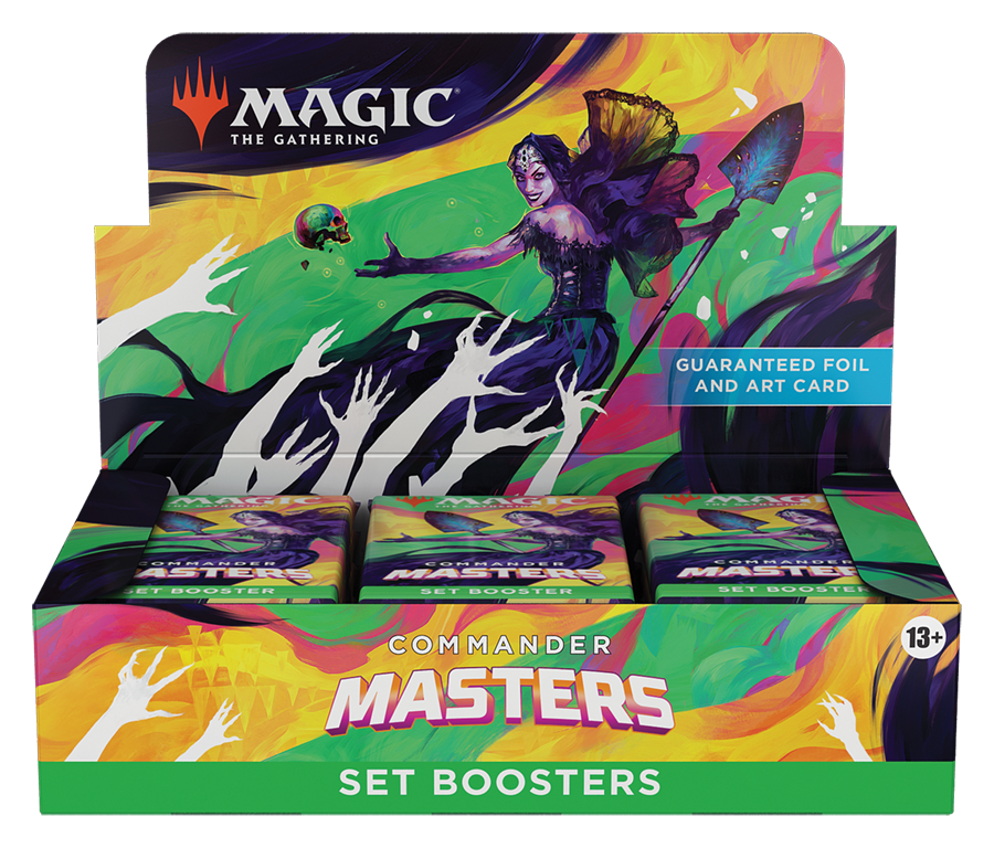 PRE ORDER Magic The Gathering (MTG) Commander Masters Set Booster Box (August 4th Release)
