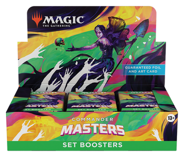 PRE ORDER Magic The Gathering (MTG) Commander Masters Set Booster Box (August 4th Release)