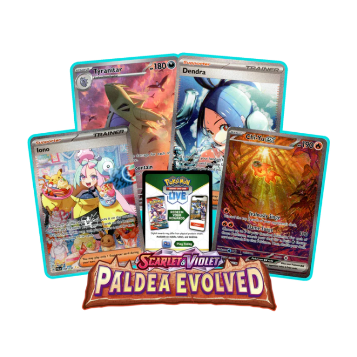 Paldea Evolved PTCGO Code - Booster Pack (FOR THE ONLINE POKEMON GAME)