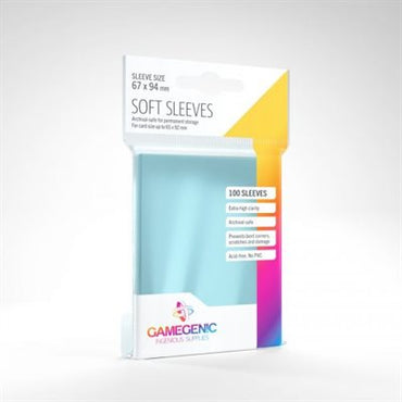 Gamegenic - Clear Soft Sleeves (100ct)