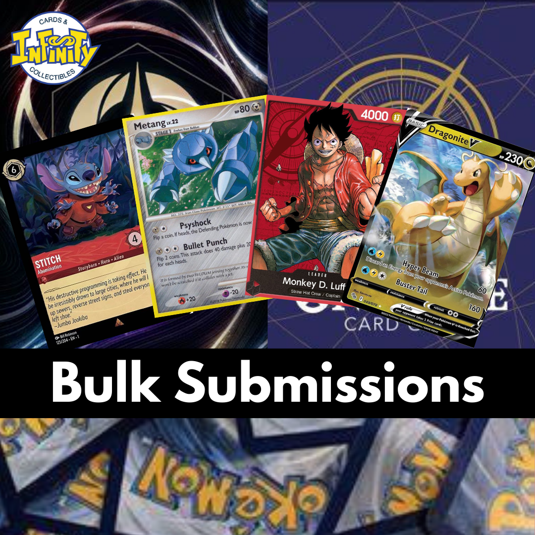 OPENED - Sell Your Pokemon, One Piece & Lorcana BULK - Submission Ticket (Must Read)