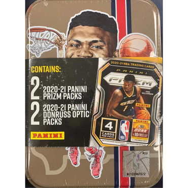 2020-21  Panini Prizm Basketball - Zion Williamson Prizm/Donruss Optic Pack Collector Tin