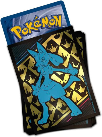 Lucario Sleeves - Crown Zenith Elite Trainer Box Plus