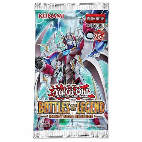 Yugioh (YGO) - Battles of Legend Monstrous Revenge - Loose Booster Pack