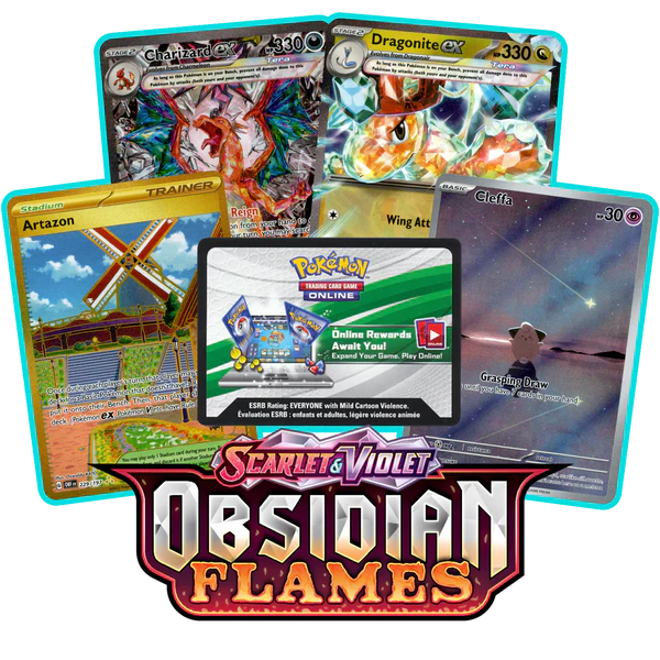 Obsidian Flames PTCGO Code - Booster Pack (FOR THE ONLINE POKEMON GAME)
