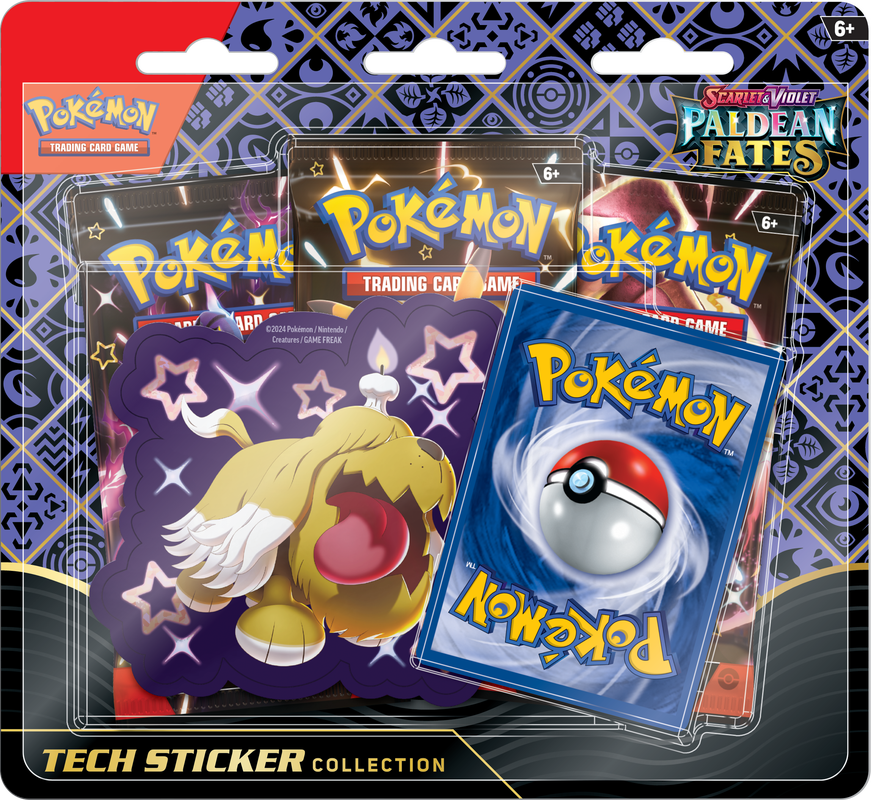 PRE ORDER Pokemon SV4.5 - Paldean Fates Sticker Collection Greavard (Releases Jan 26th/2024)