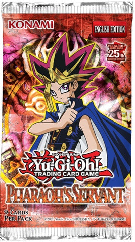 Yugioh - Pharaoh's Servant Unlimited 25th Anniversary - Loose Booster Pack